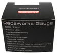 RACEWORKS 52MM ELECTRONIC BOOST/VAC GAUGE (BAR) KIT