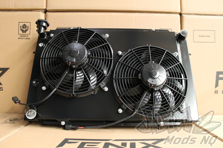 Alloy Radiator & Twin SPAL 12" Fan Shroud for Holden WB Statesman V8