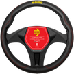 MOMO COMFORT BLACK/RED STEERING WHEEL COVERS