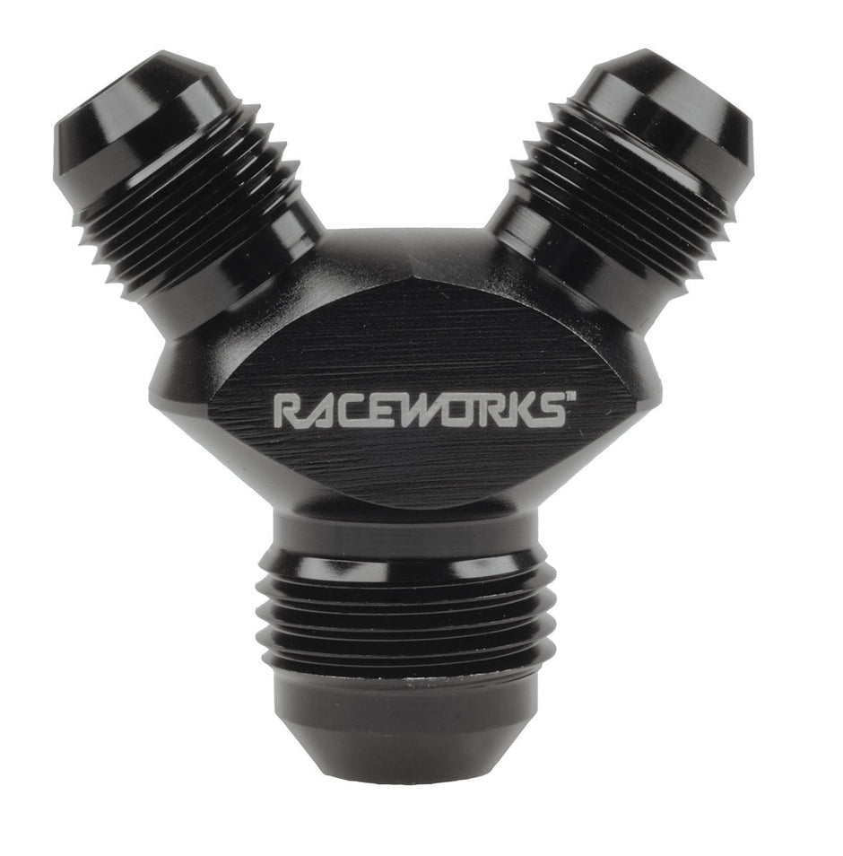 Raceworks AN Male Flare Y Block