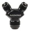 Raceworks AN Male Flare Y Block