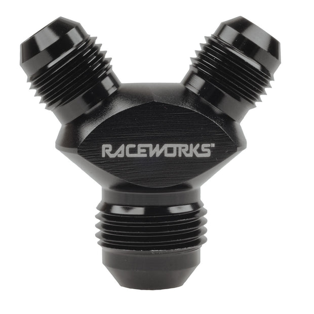 Raceworks AN Male Flare Y Block
