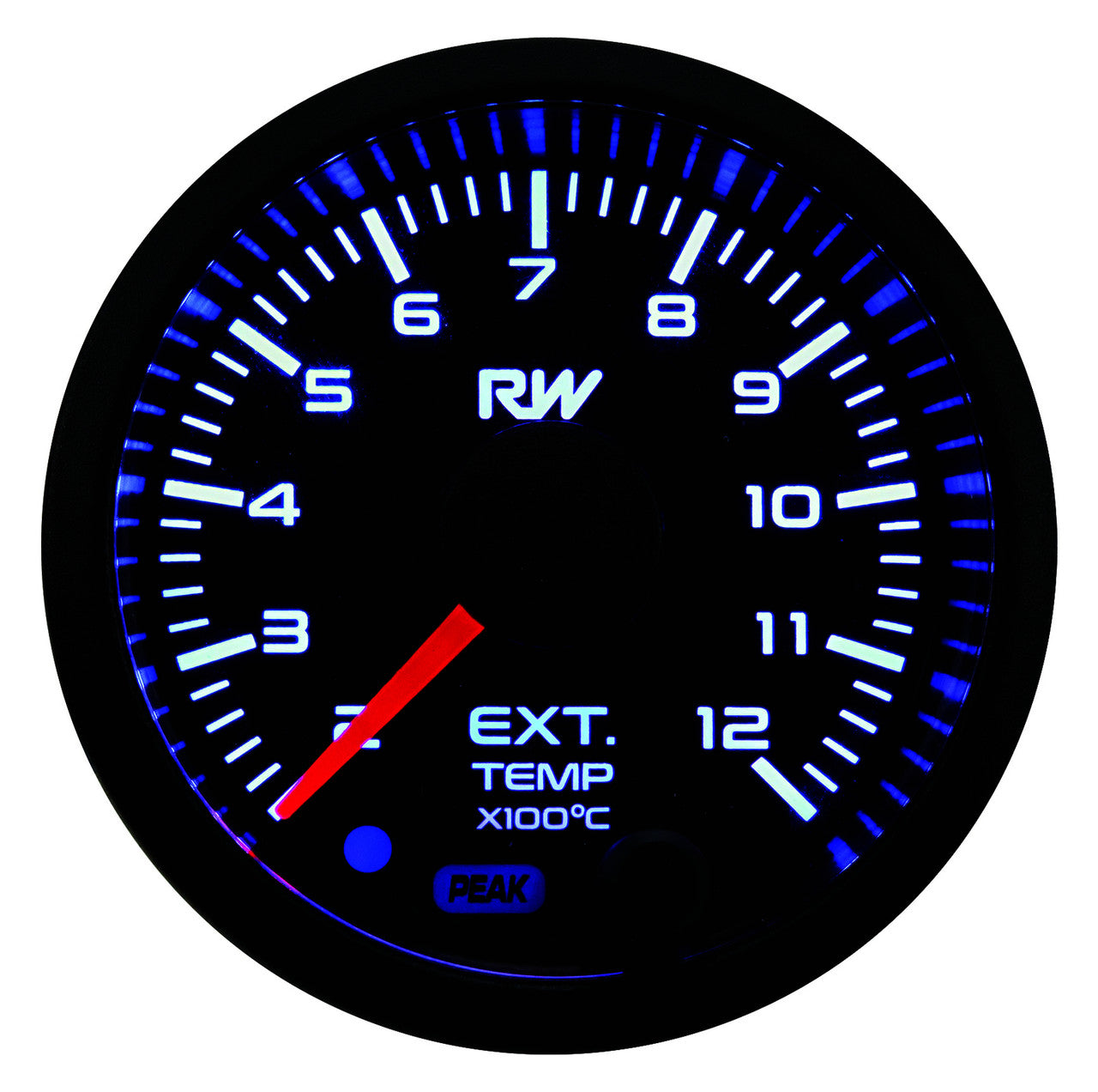 RACEWORKS 52MM ELECTRONIC EGT GAUGE KIT 200-1200DEG