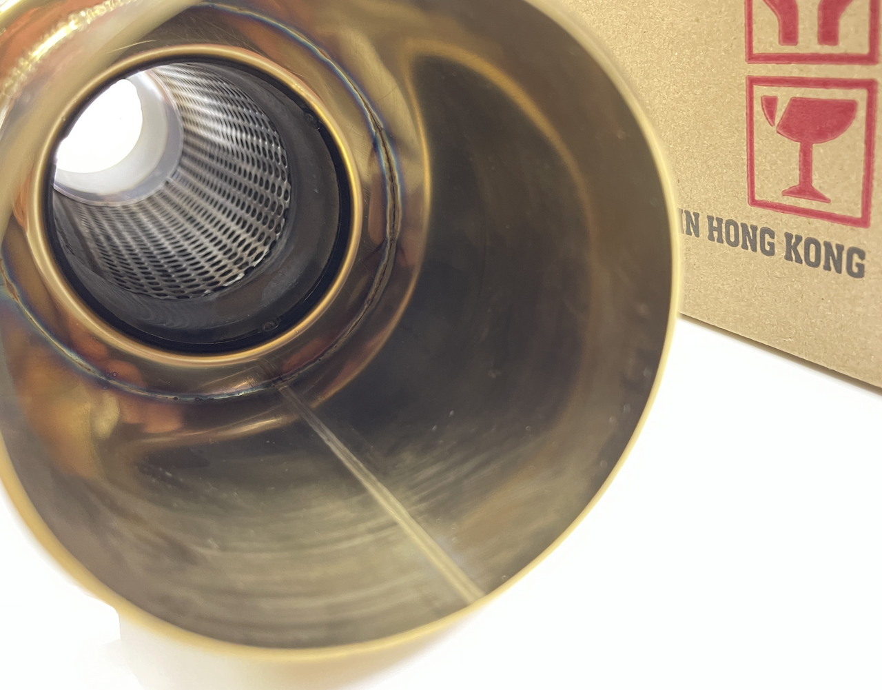 HRP Cannon Muffler (Gold Finish) 2.5
