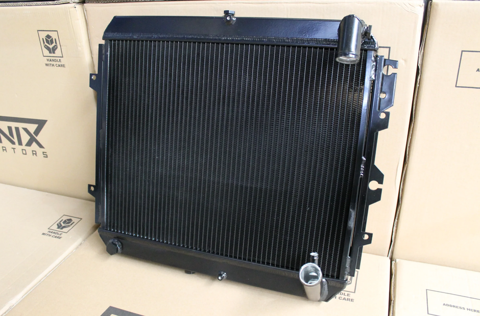 Mazda RX7 Series 4-5 FC Full Alloy Performance Radiator - Black