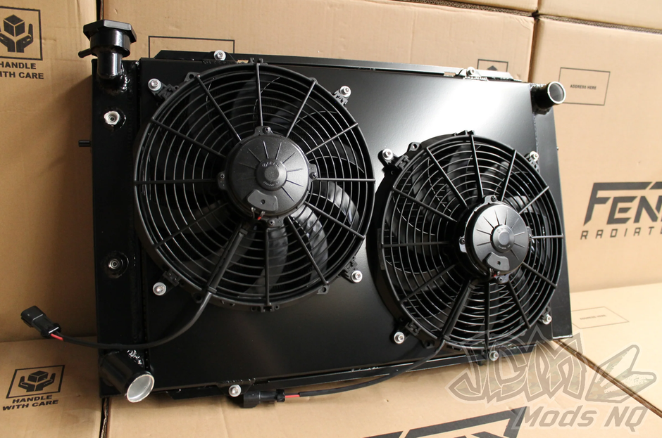 Alloy Radiator & Twin SPAL 12