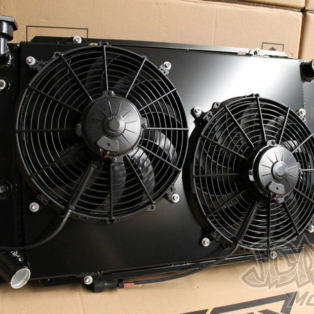 Alloy Radiator & Twin SPAL 12" Fan Shroud for Holden WB Statesman V8