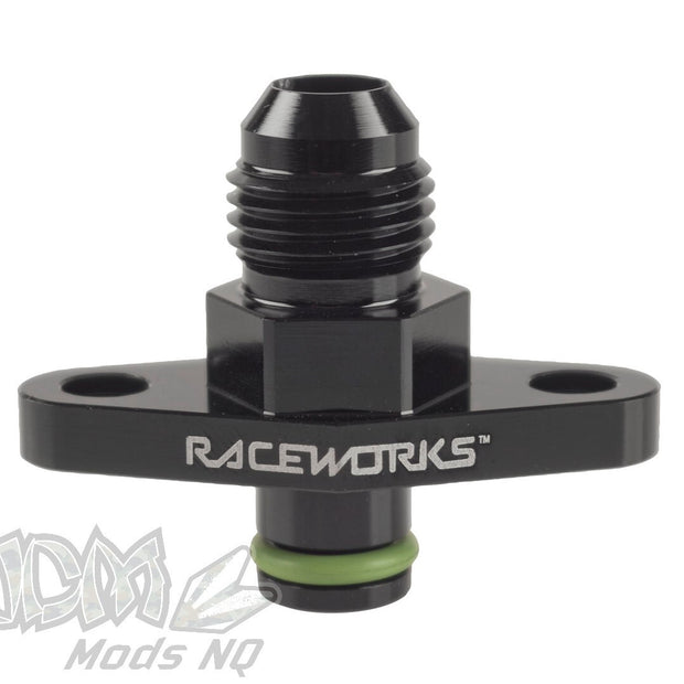 Raceworks OEM Fuel Rail FPR Adaptor AN-6 For Subaru/Nissan/Mazda