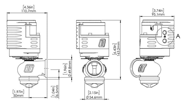 Turbosmart GenV eALV40 Electronic Anti-Lag Valve