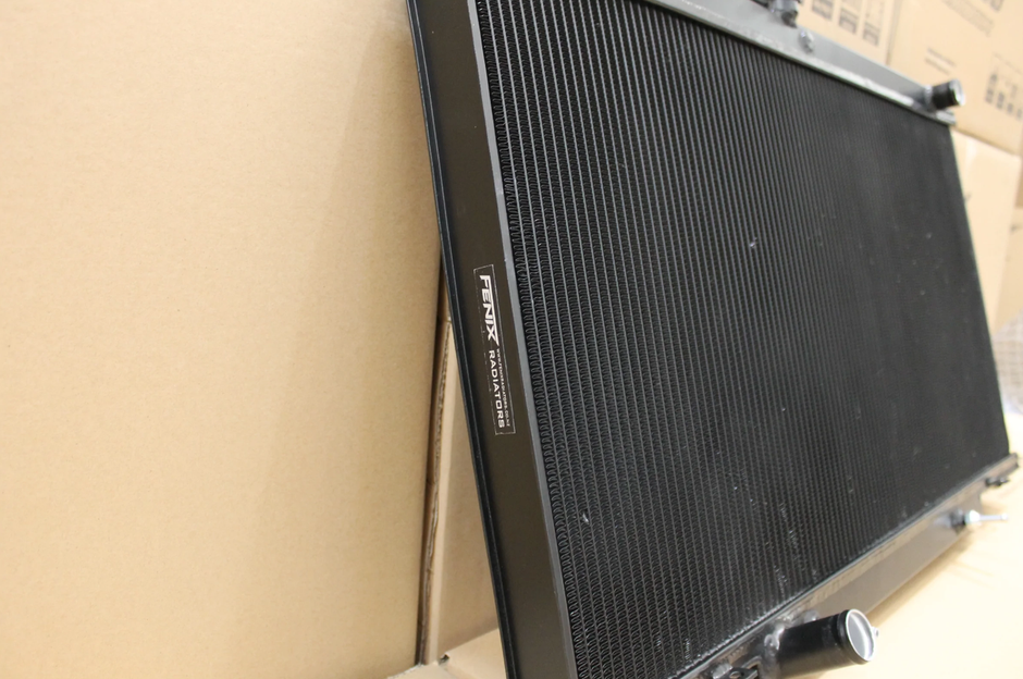 Nissan GU Patrol TD42 Full Alloy Performance Radiator - Black