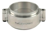 Raceworks Aluminium Clamshell Intercooler Pipe Clamp Polished