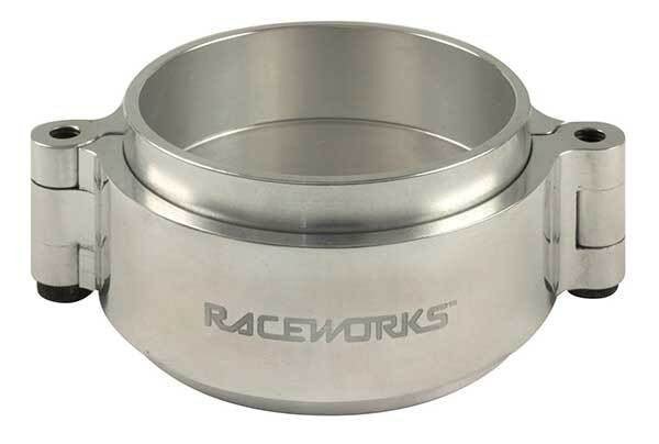 Raceworks Aluminium Clamshell Intercooler Pipe Clamp Polished