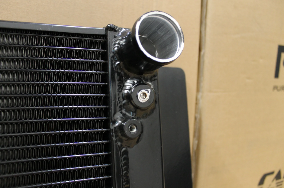 MAZDA RX7 Series 1-2-3 Full Alloy Performance Radiator (No Heater Outlet) - Black