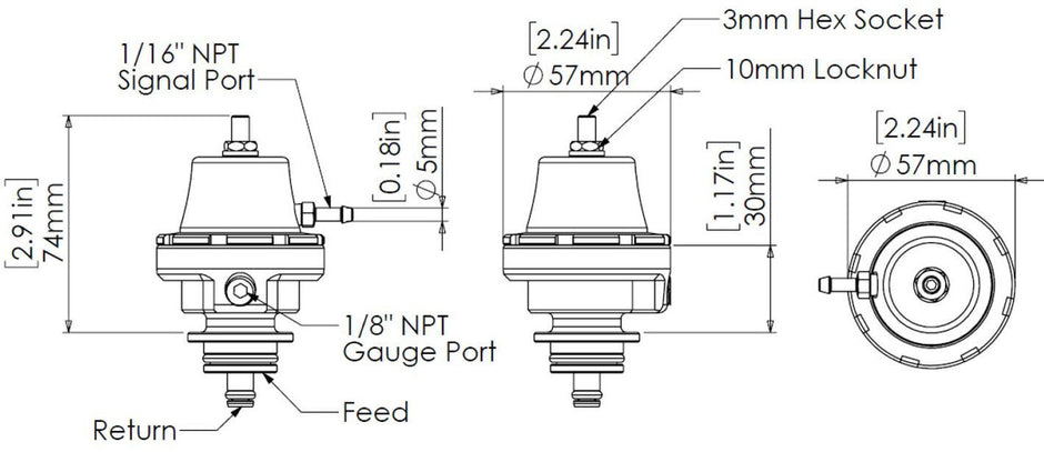 Turbosmart FPR Kompact Bosch/Barra (Sleeper) TS-0404-1005