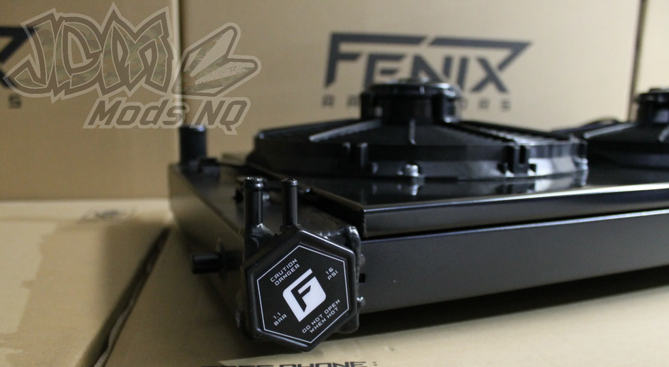 FENIX Full Alloy Radiator & Custom Twin SPAL Fan Shroud - Suits All Holden VZ V8 Engines