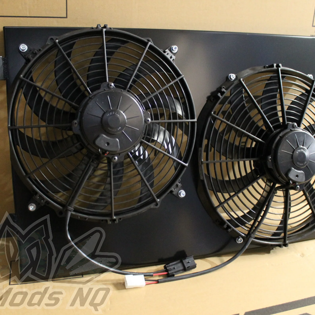 Fenix Custom Shroud & Twin Spal Fans Suits All Holden VZ V8 Engines