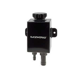 Raceworks Square Power Steering Reservoir Black ALY-126BK