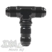 Raceworks AN Male Tee Fitting With Bulkhead Thread On Branch