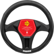MOMO STREET BLACK/WHITE STEERING WHEEL COVERS