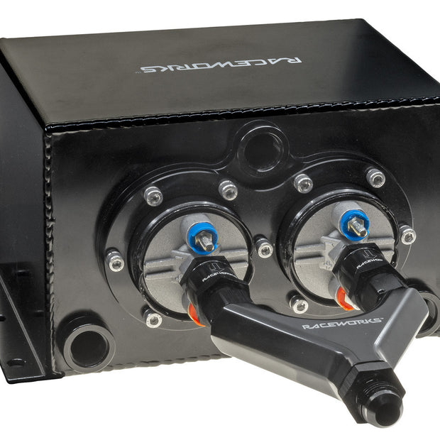 Raceworks Surge Tank Kit Black Suit Twin 044 - 3L