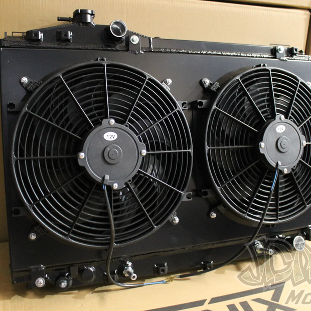 Fenix Full Alloy Performance Radiator & Fan Shroud Kit For Toyota Soarer JZZ30R JZZ31R-1