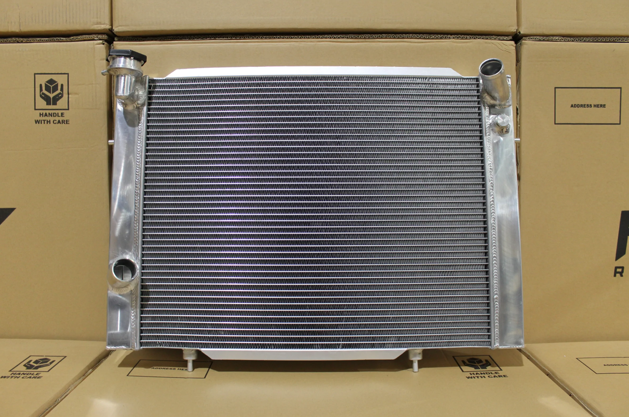 Holden VB-VC-VH-VK V8 Full Alloy Performance Radiator - Polished