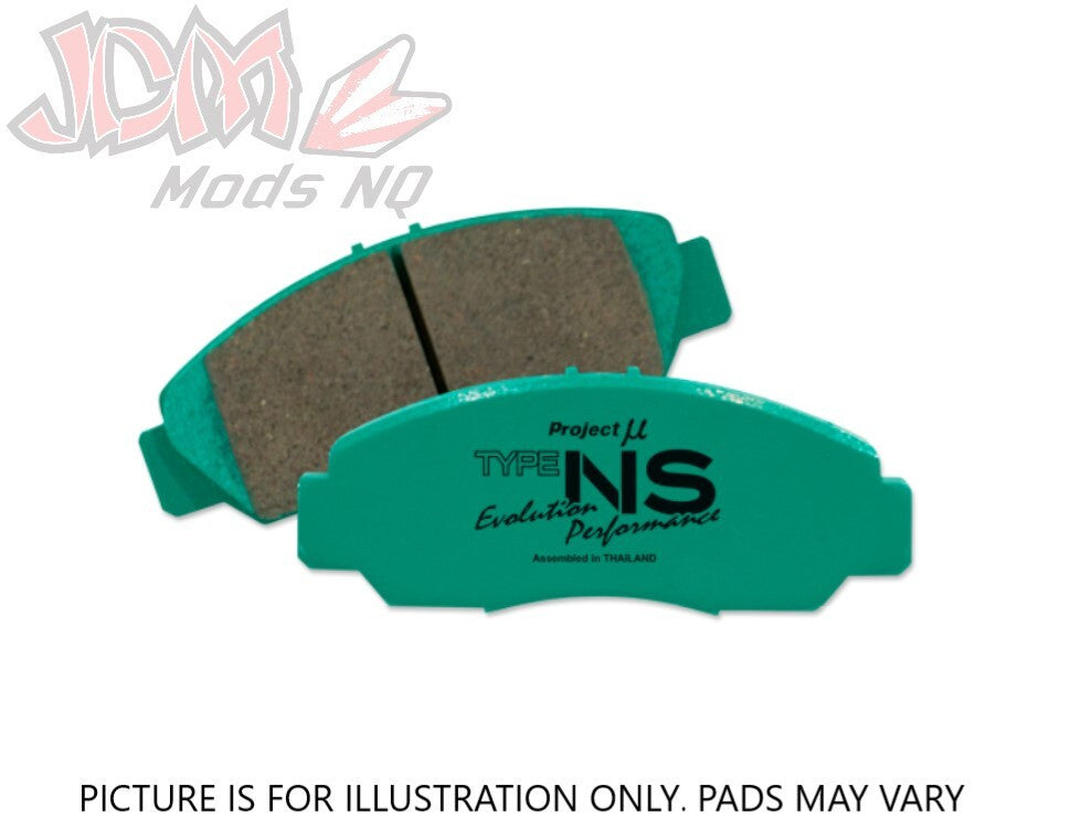 Project-MU NS Street F123 NS-EP Front Brake Pads for Toyota Supra/ Chaser & Soarer JZA80/JZX100/UZ