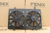 FENIX Nissan Skyline R33/R34 93-02 Fan Shroud & Fans - Black