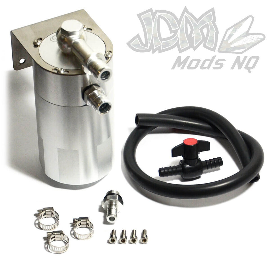 SAAS Oil Catch Tank 4x4 Baffled Polished Billet 500ml