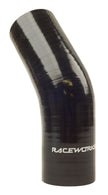 Raceworks Silicone Elbow 45 Degree (Black)