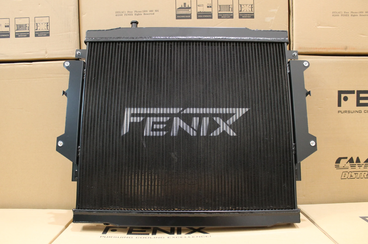 Toyota KUN16R-KUN26R Hilux Full Alloy Performance Radiator - Black