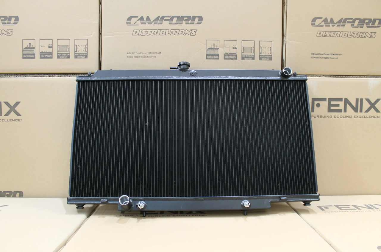 Nissan GU Patrol TD42 Full Alloy Performance Radiator - Black