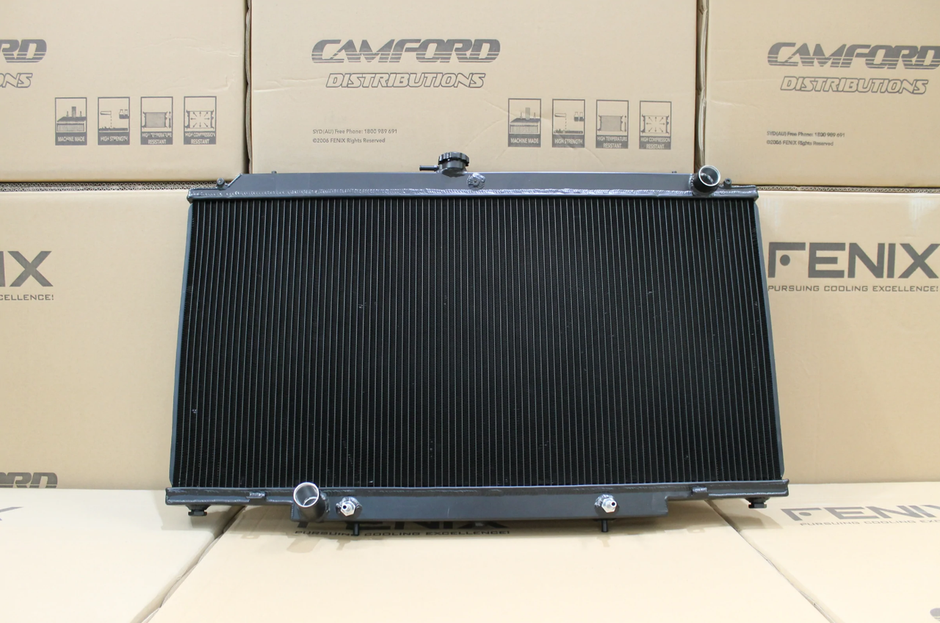 Nissan GU Patrol TD42 Full Alloy Performance Radiator - Black