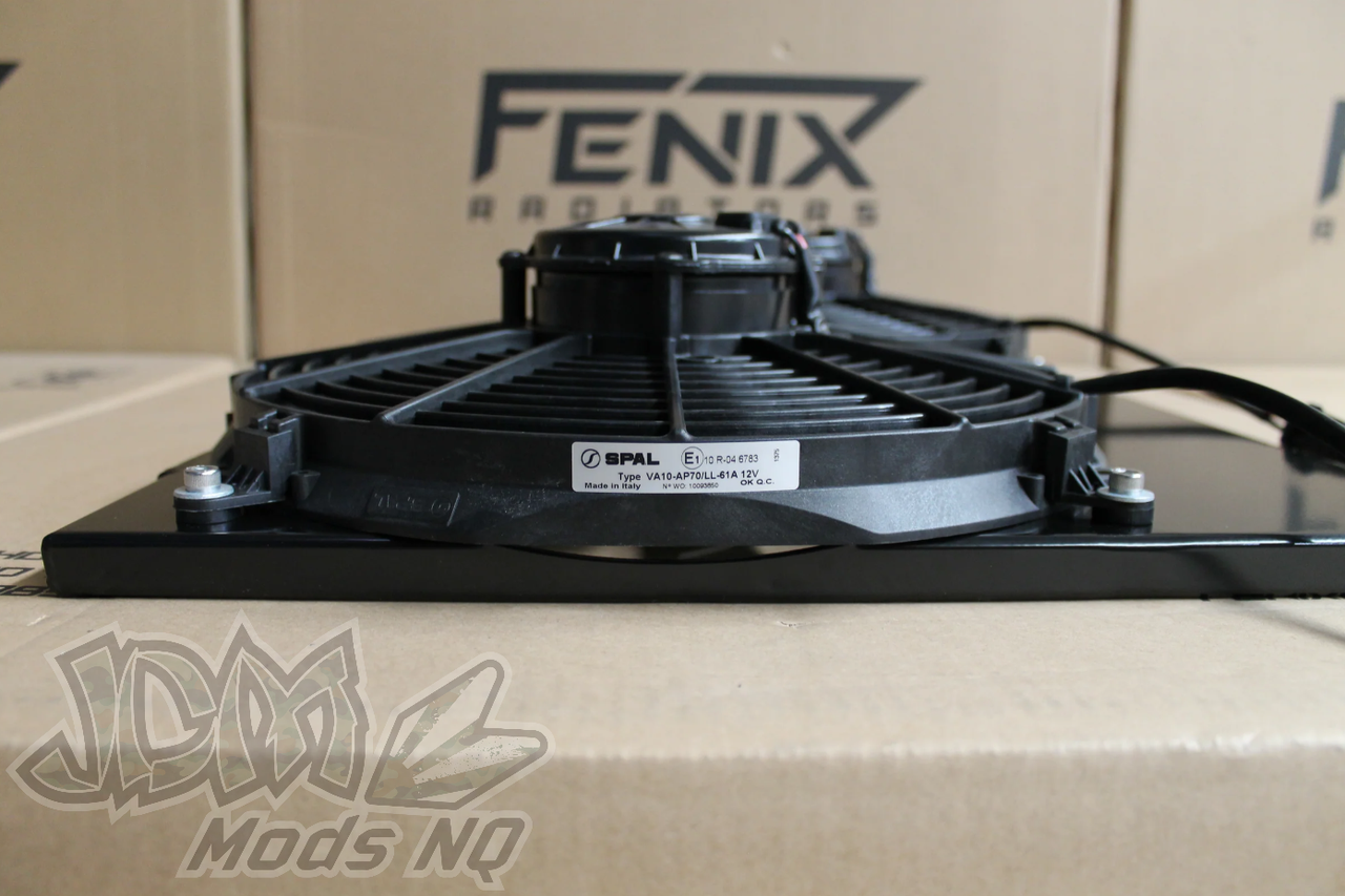 Alloy Radiator & Twin SPAL 12