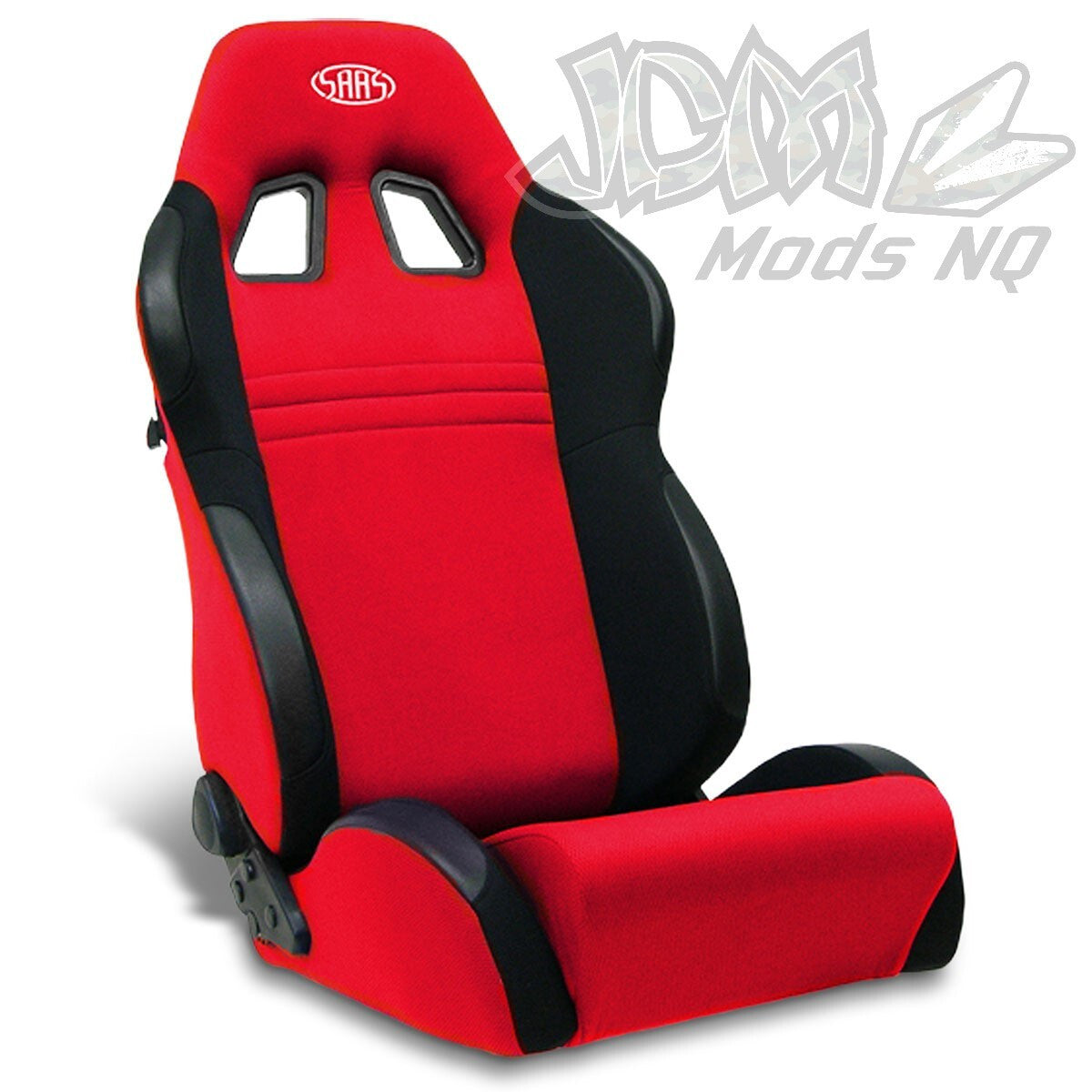 SAAS Vortek Seat Dual Recline Black/Red ADR Compliant