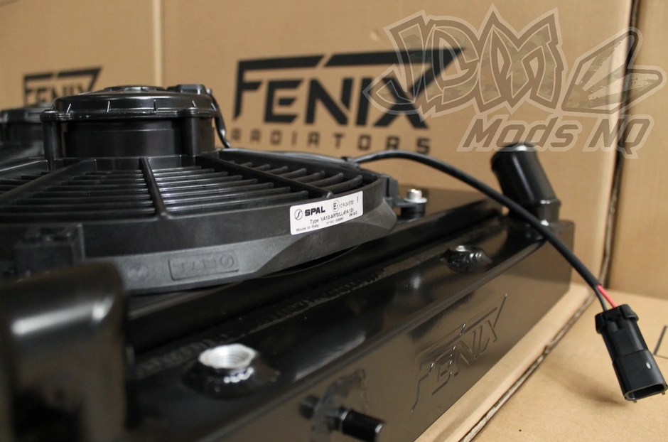 Alloy Radiator & Twin SPAL 12