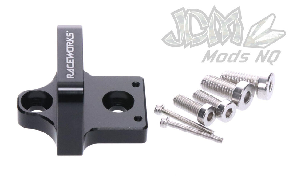 Raceworks 3 Port Solenoid Black Billet Mount