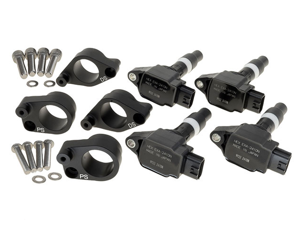 Raceworks Ignition Coil Conversion Kit w/Hitachi R35 Coils - Subaru WRX/STI/FXT/LGT (EJ20/EJ25) IGC-509