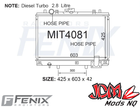 FENIX OEM Replacement Radiator for Mitsubishi Triton MK Turbo Diesel
