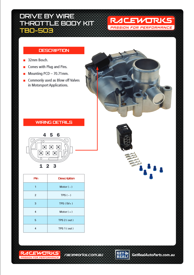 Bosch Drive By Wire Throttle Body 32mm Bore 0 280 750 148