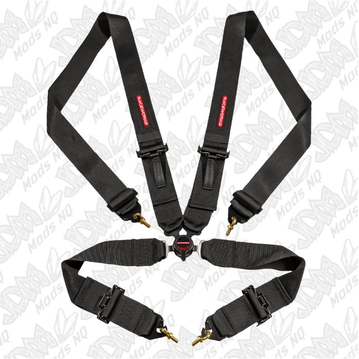 Raceworks 4 Point Cam Lock Harness w/3