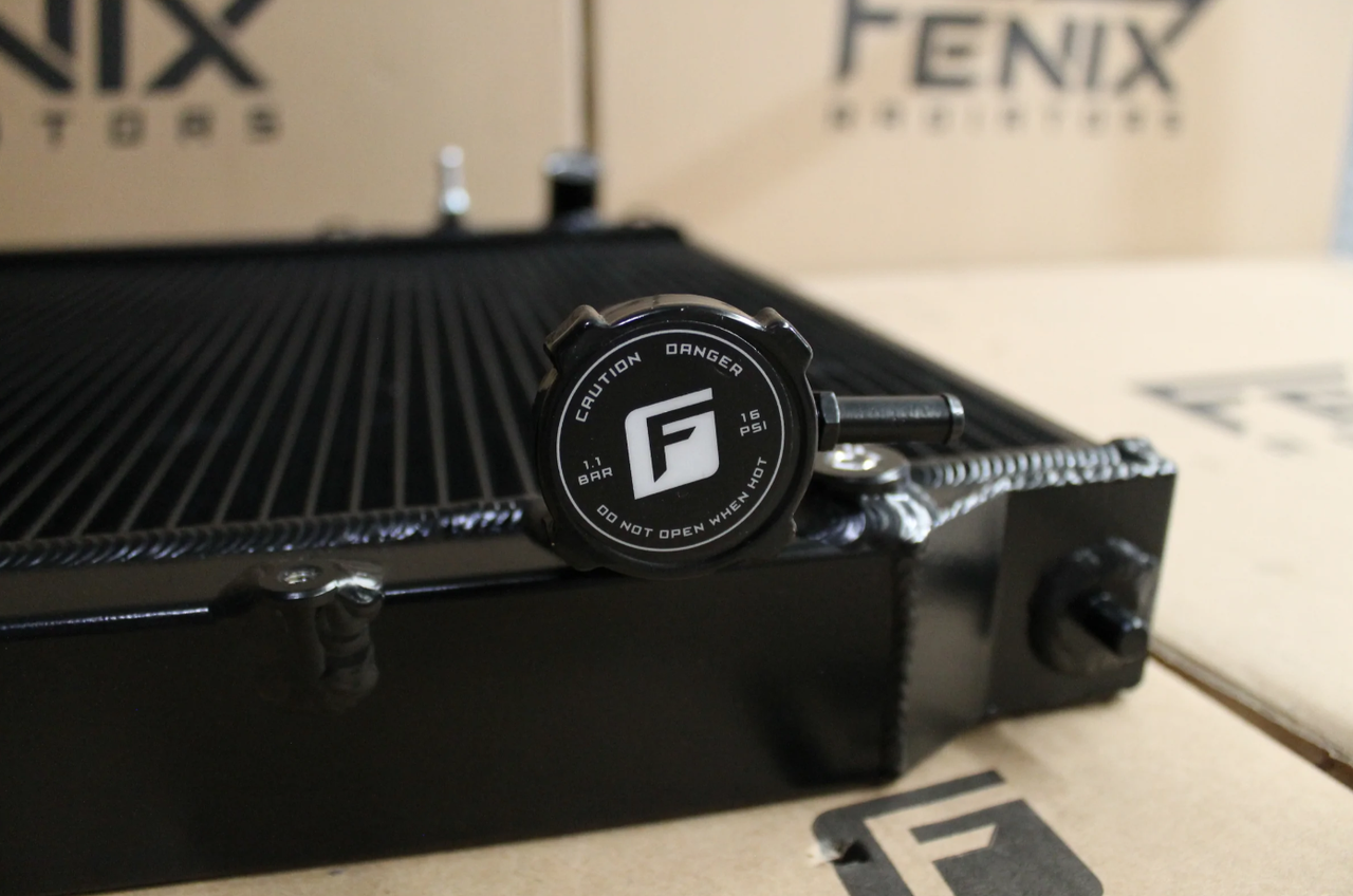 Mazda UN BT-50/B2500 B2600 B4000 Bravo UF-UN Full Alloy Performance Radiator - Black