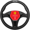 MOMO COMFORT BLACK/WHITE STEERING WHEEL COVERS