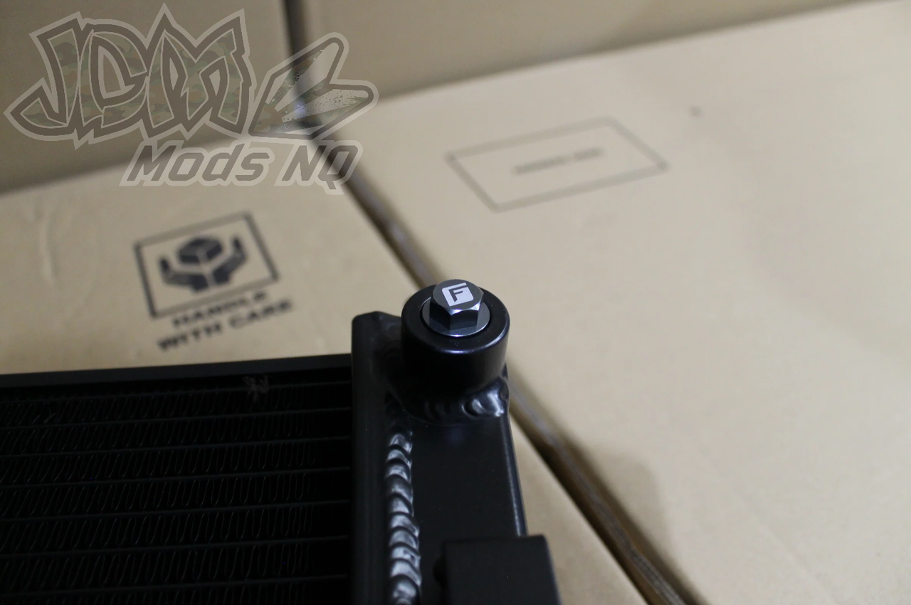 FENIX Full Alloy Radiator & Custom Twin SPAL Fan Shroud - Suits All Holden VZ V8 Engines
