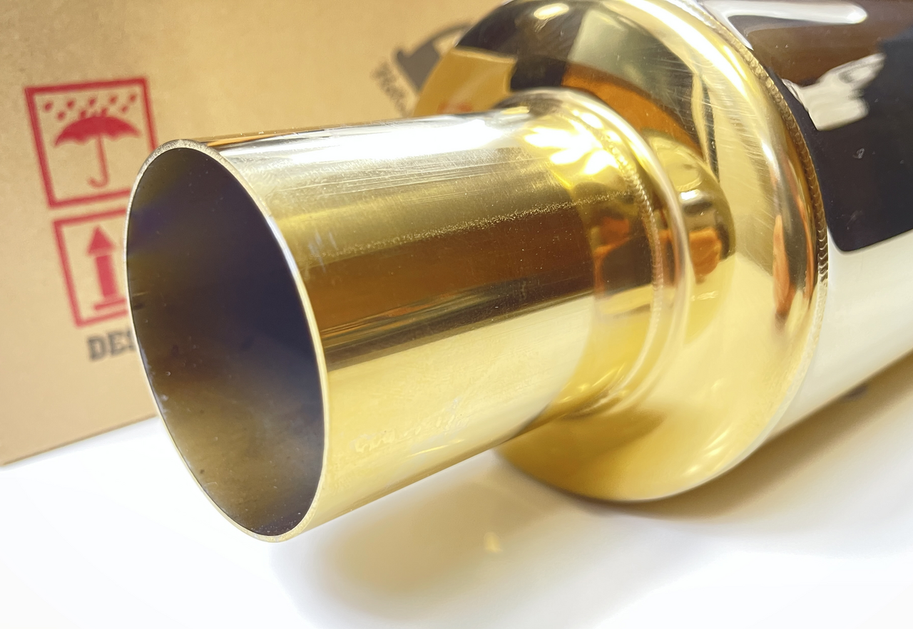 HRP Cannon Muffler (Gold Finish) 2.5