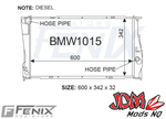 FENIX OEM Replacement Radiator Suits BMW 3 Series E90 E91 E92 Diesel