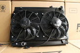 Holden Kingswood HG-HZ/Torana  LH-UC 253/308 V8 Full Alloy Performance Radiator, Custom Shroud & Spal Fans