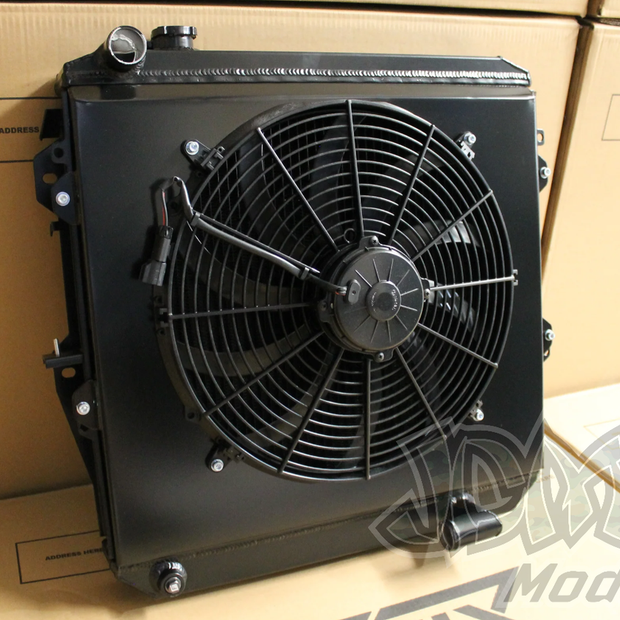 Full Alloy Radiator & Custom Built Shroud for Toyota LN106-LN107-LN111 Hilux