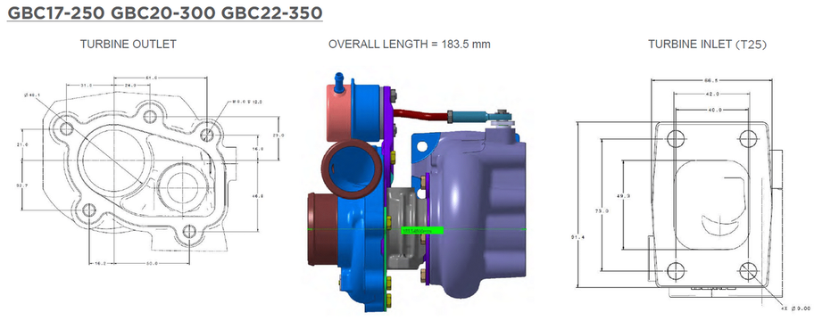 Garrett Boost | Club Line GBC22-350 44MM 896055-5003S