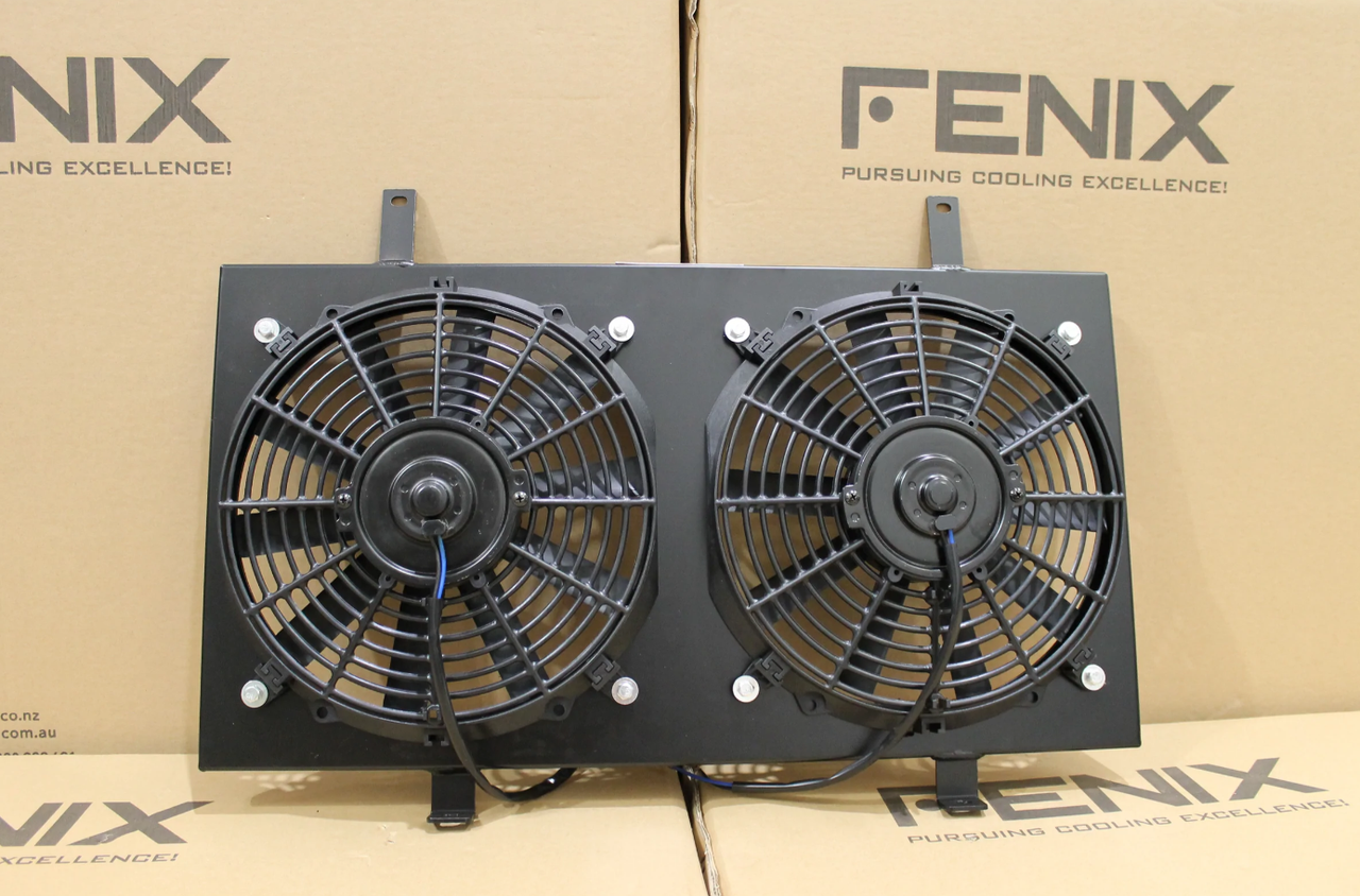 FENIX Nissan S14/S15 Silvia 200sx Fan Shroud & Fans - Black